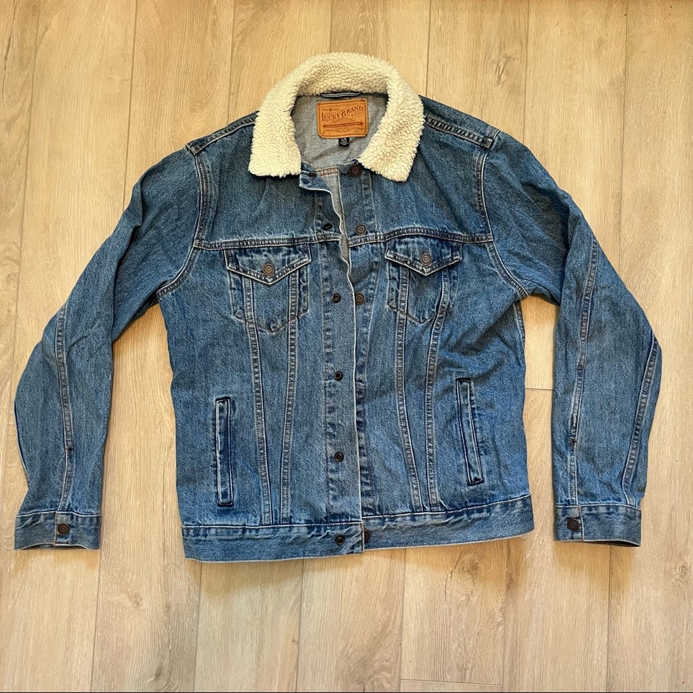 Lucky Brand Sherpa Jean Jacket